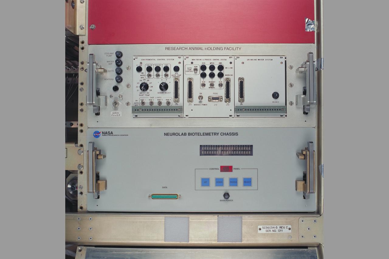 MPCS and Biotelemetry Units: N-240A High bay - Rack Mounted instrument panels