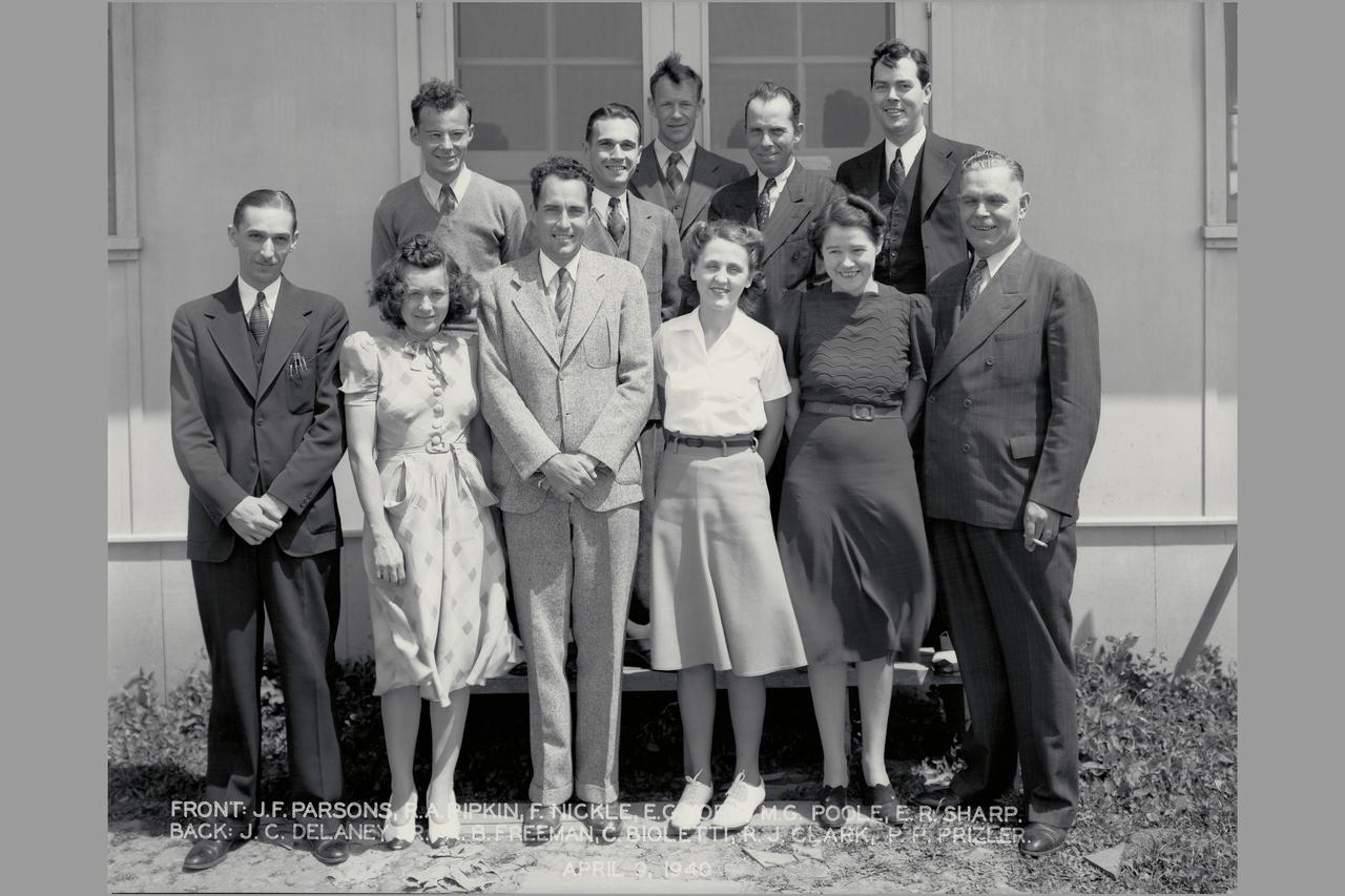 April 9, 1940 Ames personnel
