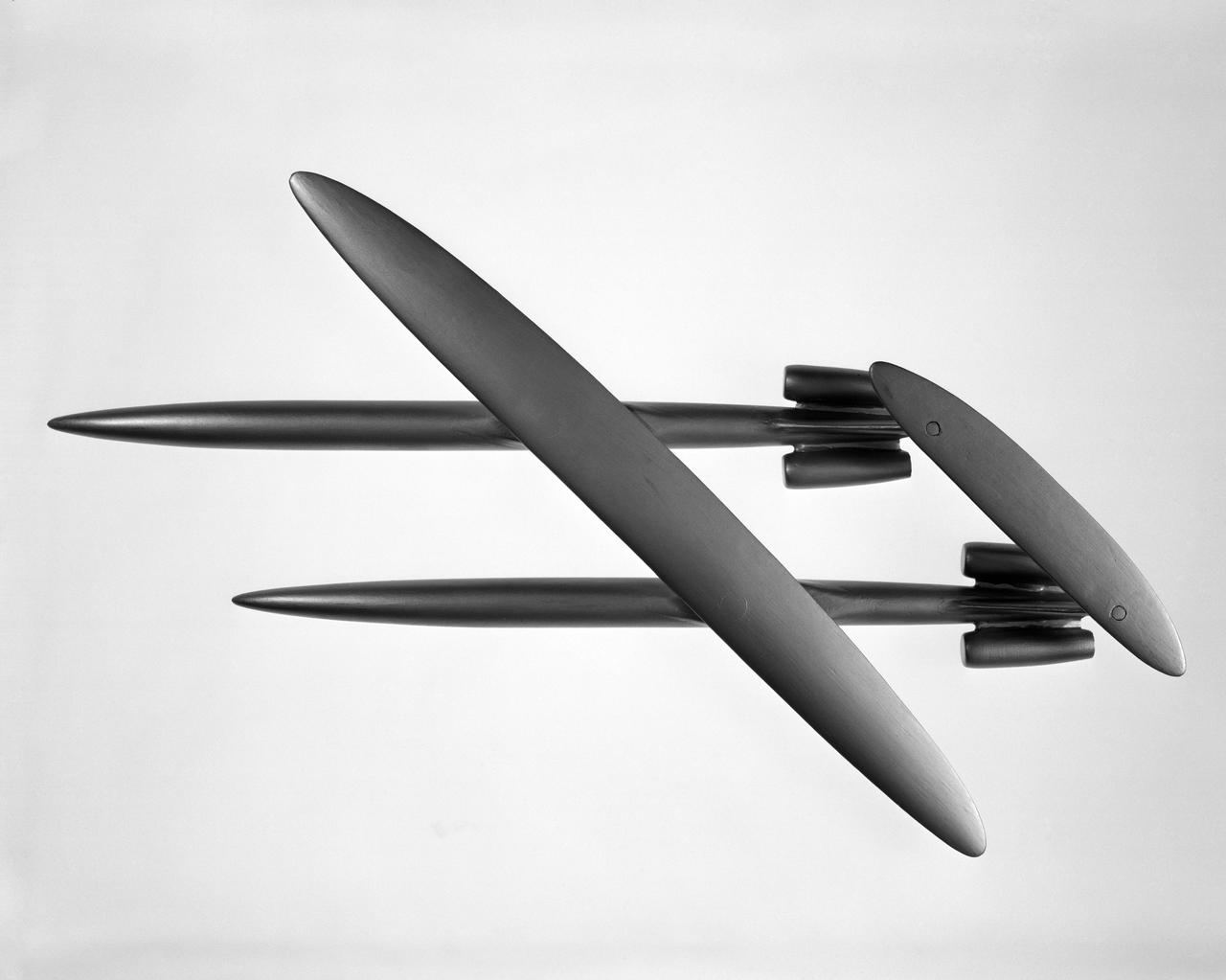 OBLIQUE WING TRANSONIC TRANSPORT MODEL:  DR. R. T. JONES' CONCEPT-STRAIGHT WING CONFIGURATION