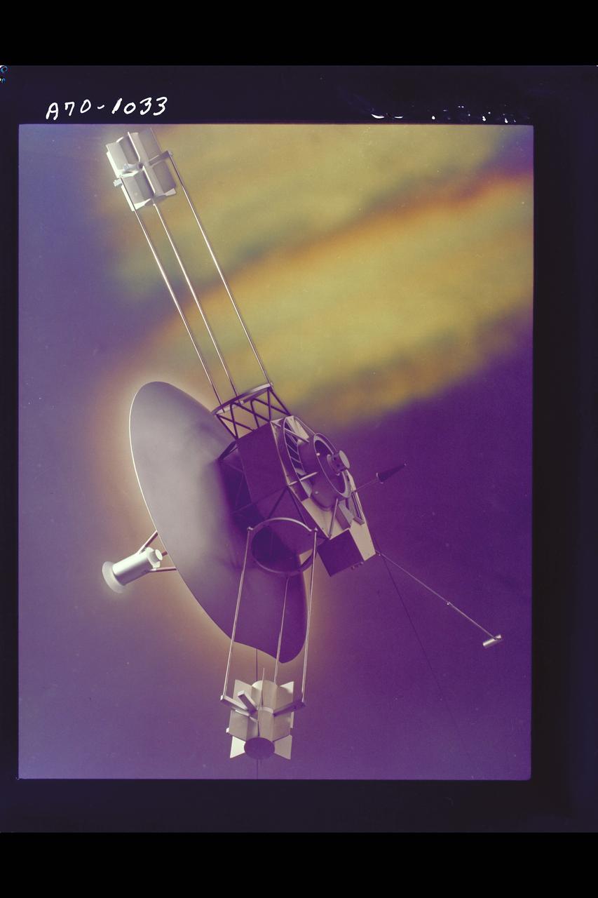 Artwork Pioneer F/G spacecraft artwork, Jupiter probe