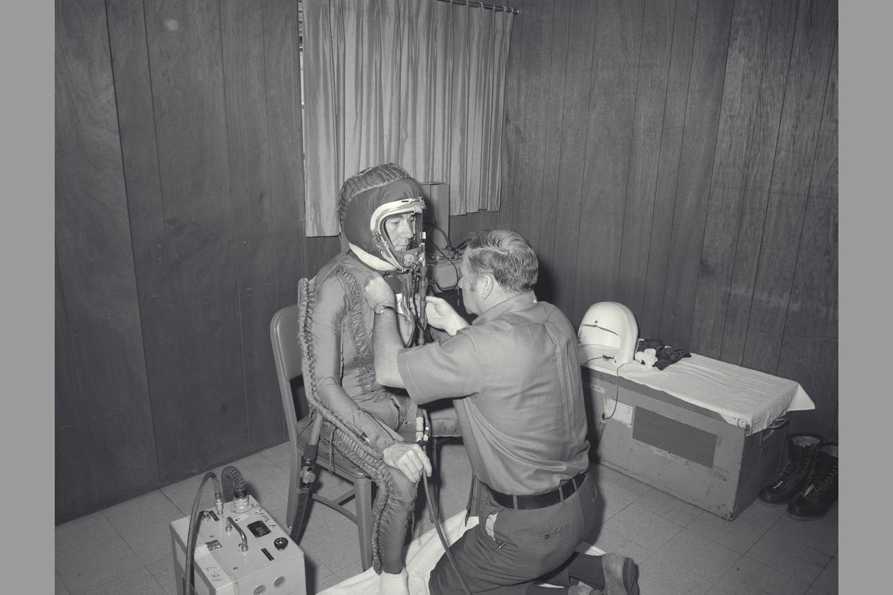 U-2 Pilot suit: flight readiness (flight support trailer, TR-1)