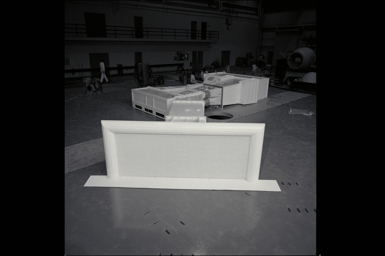 1/5th scale model of the 80x120ft w.t. in N-246