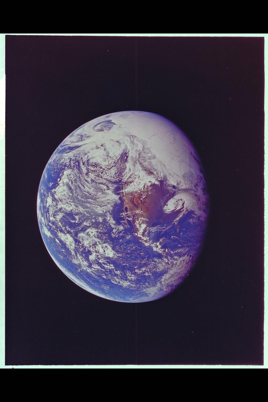 Earth showing California and the Western United States from outer space.