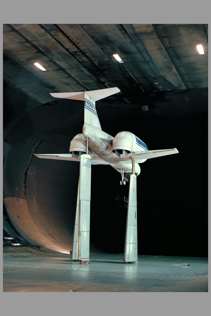 Multi Mission Lift Cruise Fan Model in 40x80ft W.T. Test (Test-490)