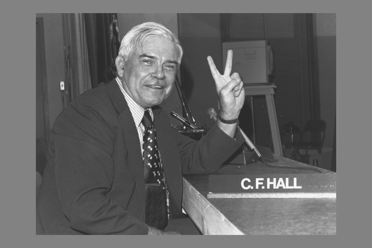 Photographs and Captions courtesy of Joseph and Donna Roizen Telegen, Palo Alto, CA (from) Pioneer 10 and 11 Missions Jupiter encounters - Activities at Ames Research Center  December 1973 and December 1974 - As a memento of the highly successful Pioneer 10 and 11 missions to Jupiter, this collection of photographs represents a sampling of those taken at Ames Research Center during the Jupiter encounter periods in December 1973 and December 1974. The captions for these photographs are meant to suggest the lighter side of the intense activities that took place during these periods.  I would like to express my gratitude to all participants in the Pioneer 10/11 program for their teamwork in accomplishing the scientific and technical objectives of the Pioneer 10 and 11 missions to Jupiter.  (signed) Charles F. Hall - Manager, Pioneer Project Charles F. Hall ' Pioneers 10 and 11 not only made schedule, but they got 51,326.149 miles per gallon and met EPA environment pollution limits.'