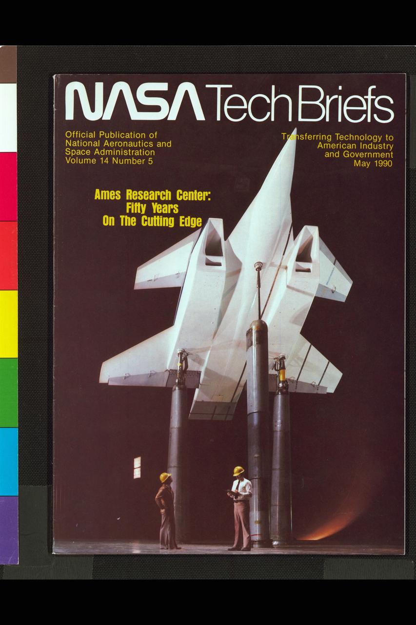 VSTOL Fighter Model in the NASA Ames 40x80ft Subsonic Wind Tunnel. Test-537 with Mike Falarski & Ray Hafalia