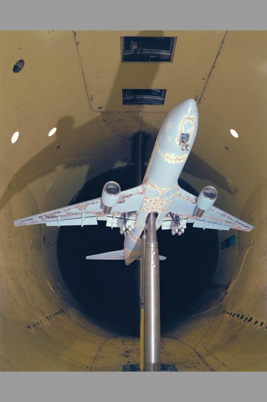 Boeing 767  Model in 12 Ft. W. T. Test -363