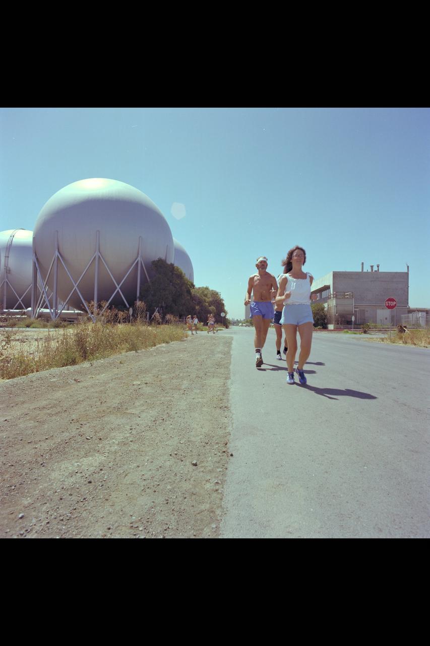 Recruiting Brochure: Ames Personnel Jogging around the center.