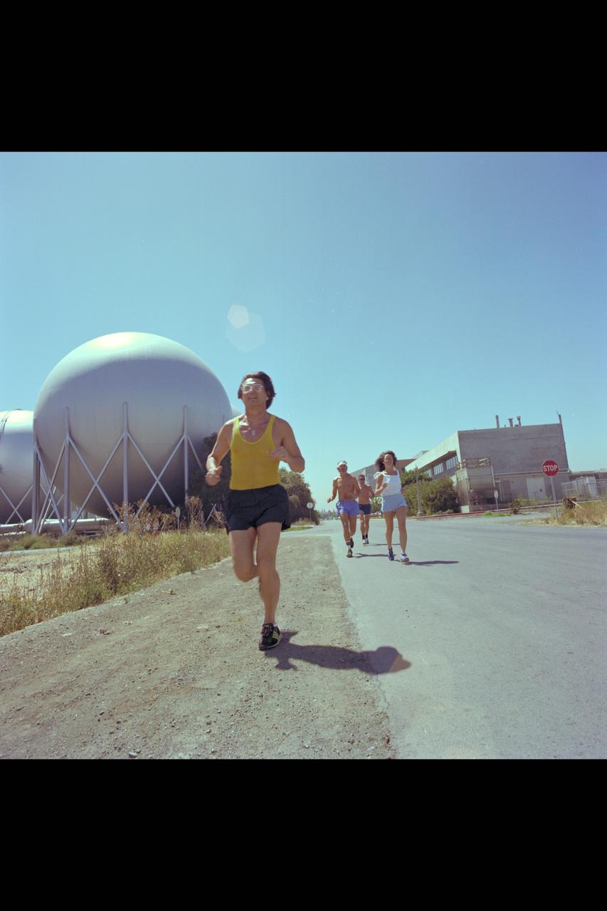 Recruiting Brochure: Ames Personnel Jogging around the center.