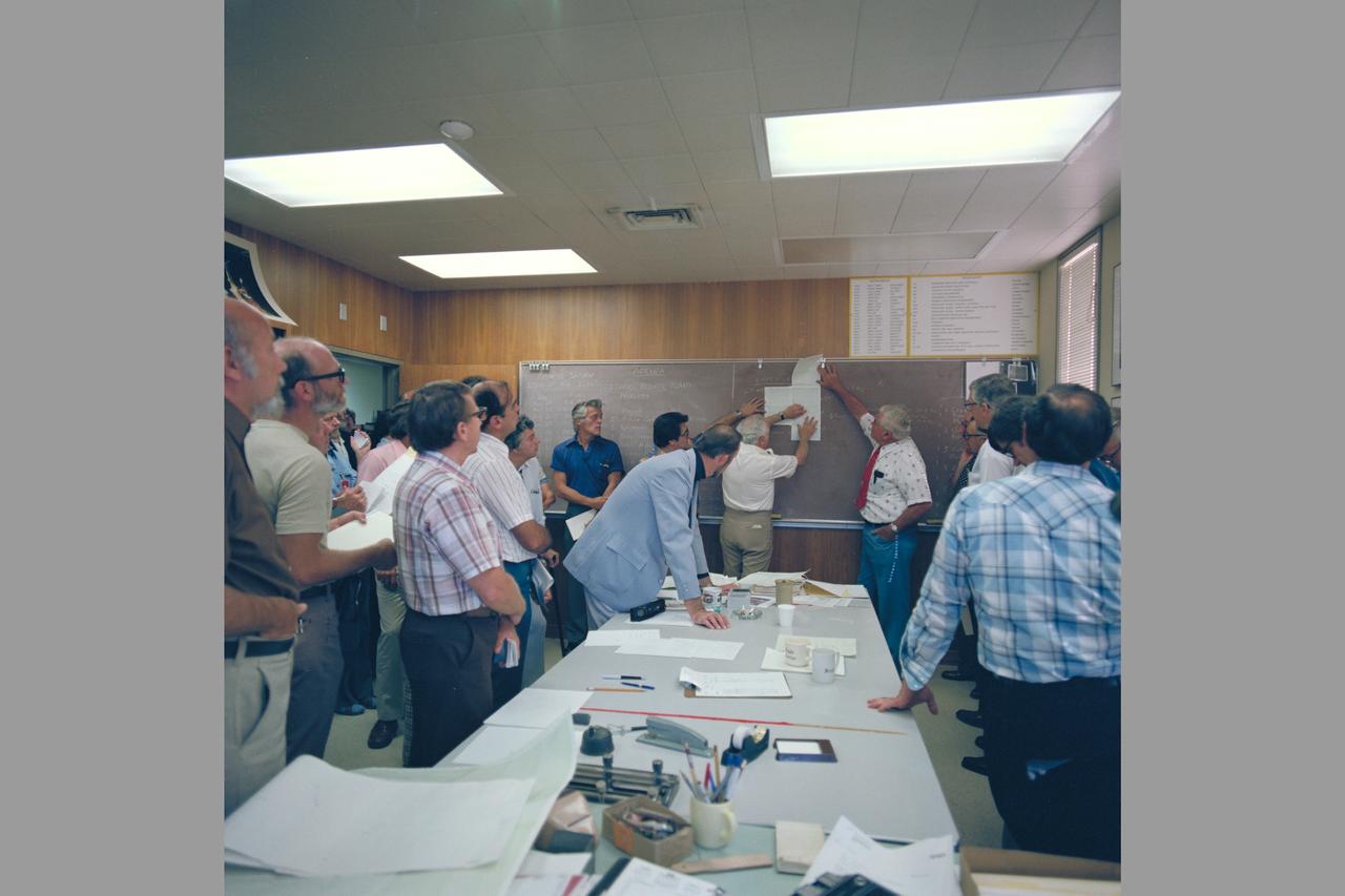 Pioneer Saturn: Charlie Hall, project manager daily stand up meeting