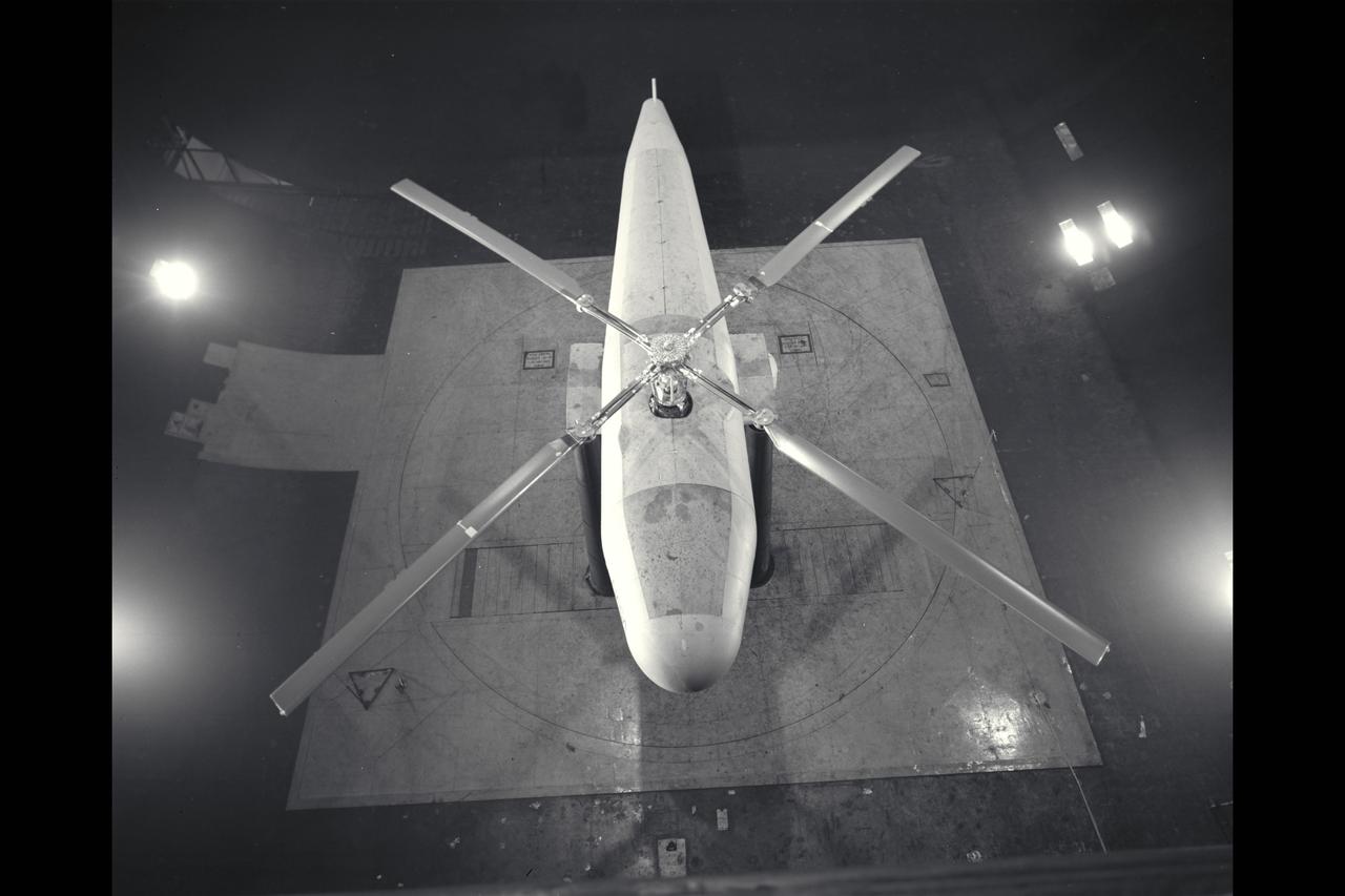 Sykorsky Bearingless Main Rotor test in 40x80ft w.t.