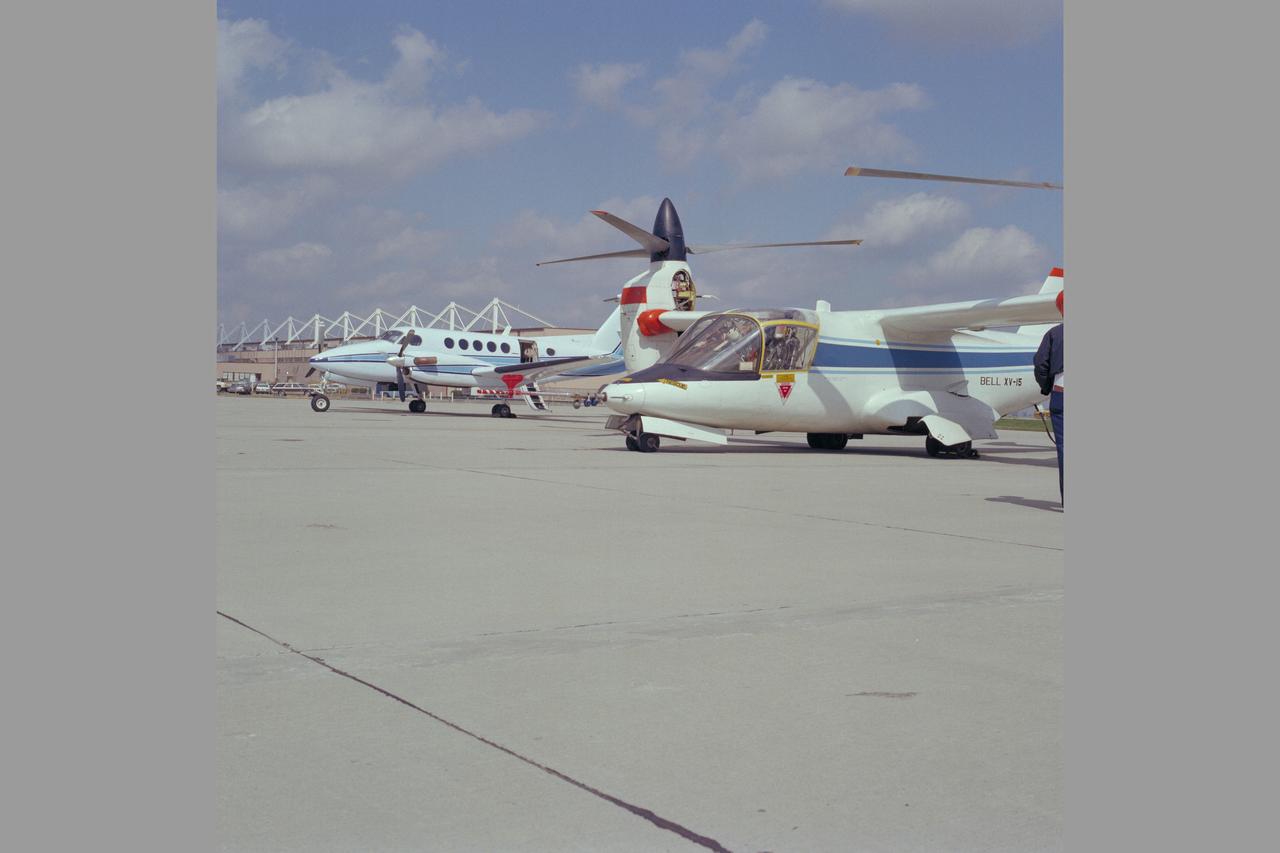 XV-15 Tilt Rotor Aricraft at lamore Naval Air Station
