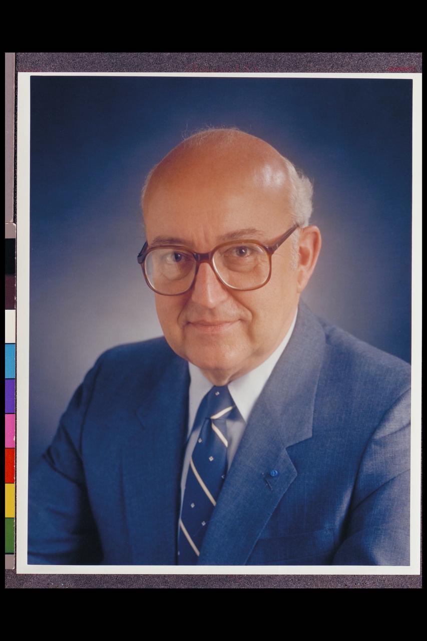 Portrait of  Clarence 'Sy' Syvertson, Director of Ames Research Center 1978 - 1984