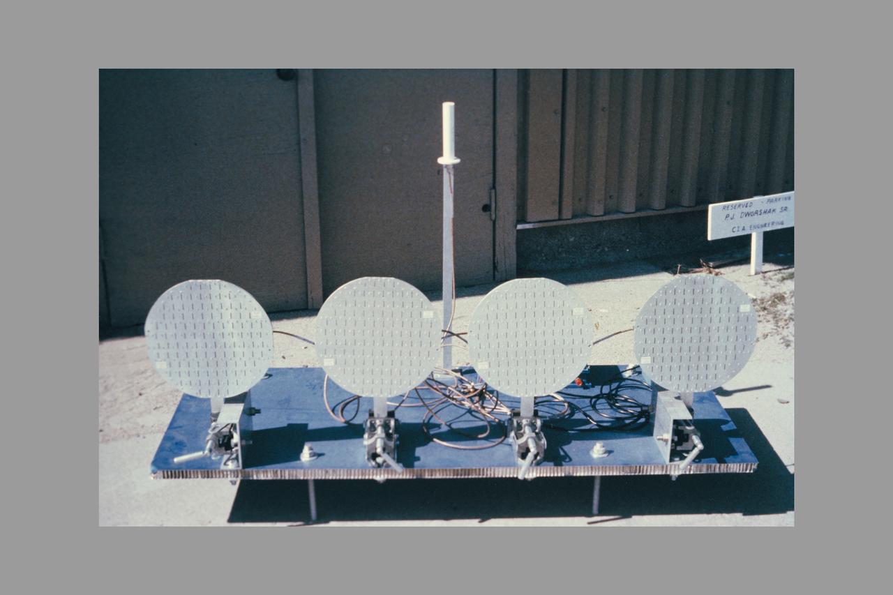 composite art  Beacon Landing System Project (BL5).  equipment