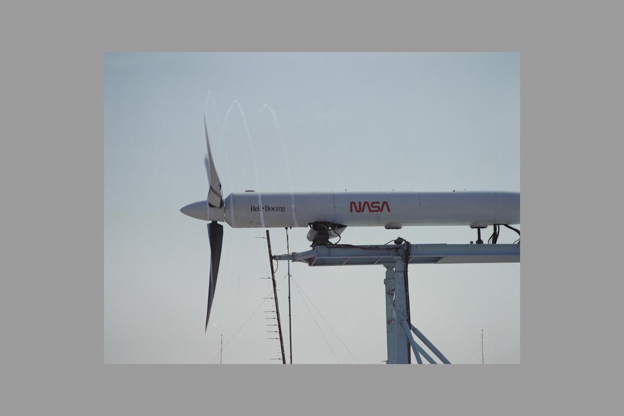 JVX/ATB Rotor Blades Test; OARF Static Test Stand N-249.