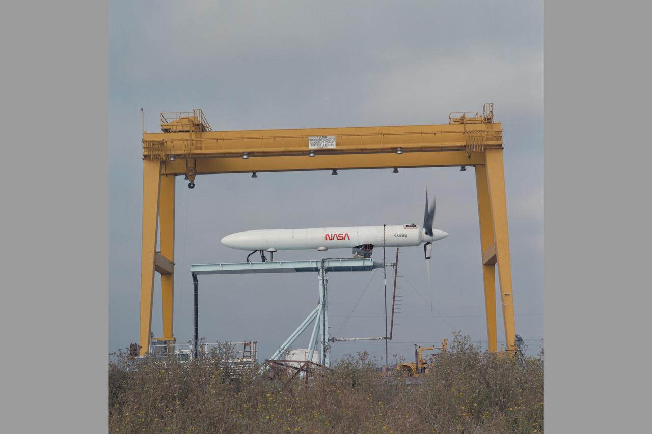 JVX/ATB Rotor Blades Test; OARF Static Test Stand N-249.