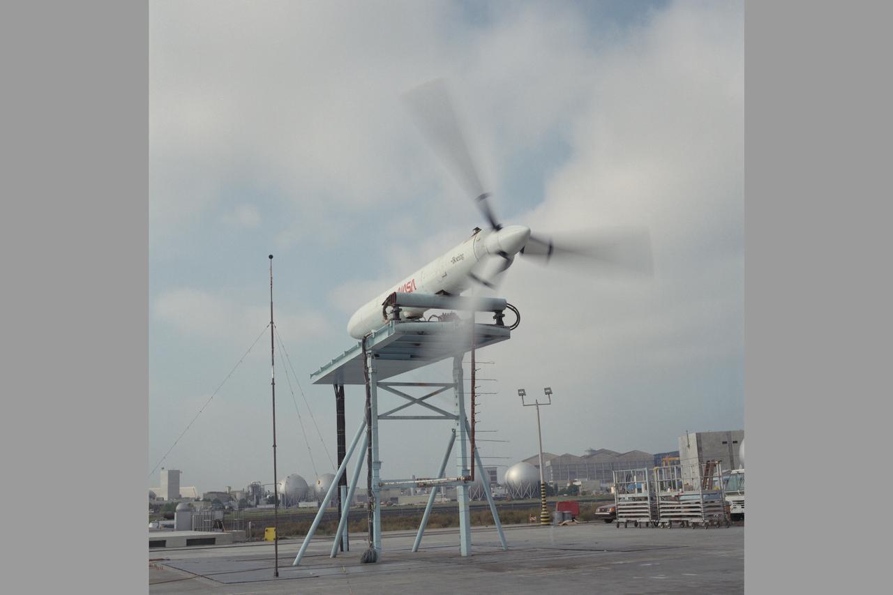 JVX/ATB Rotor Blades Test; OARF Static Test Stand N-249.