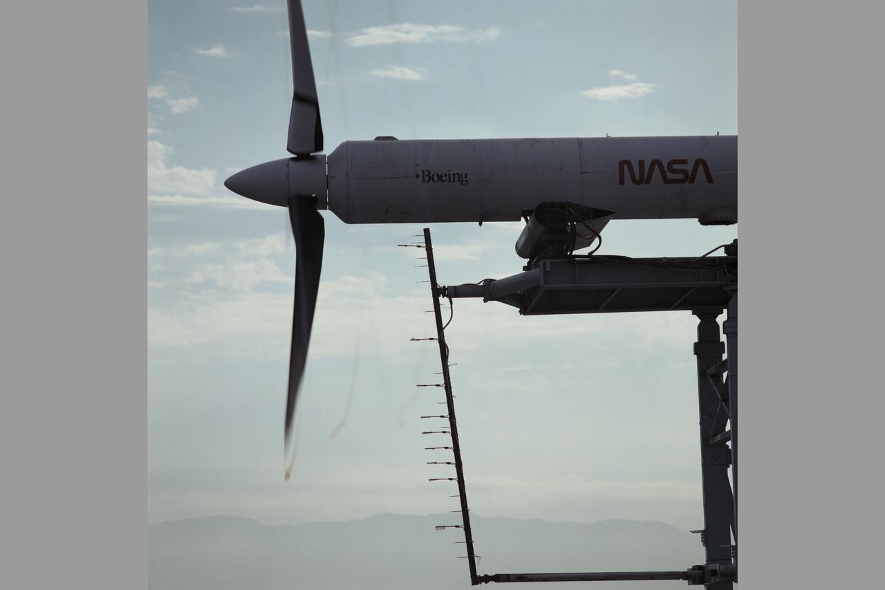 JVX/ATB Rotor Blades Test; OARF Static Test Stand N-249.