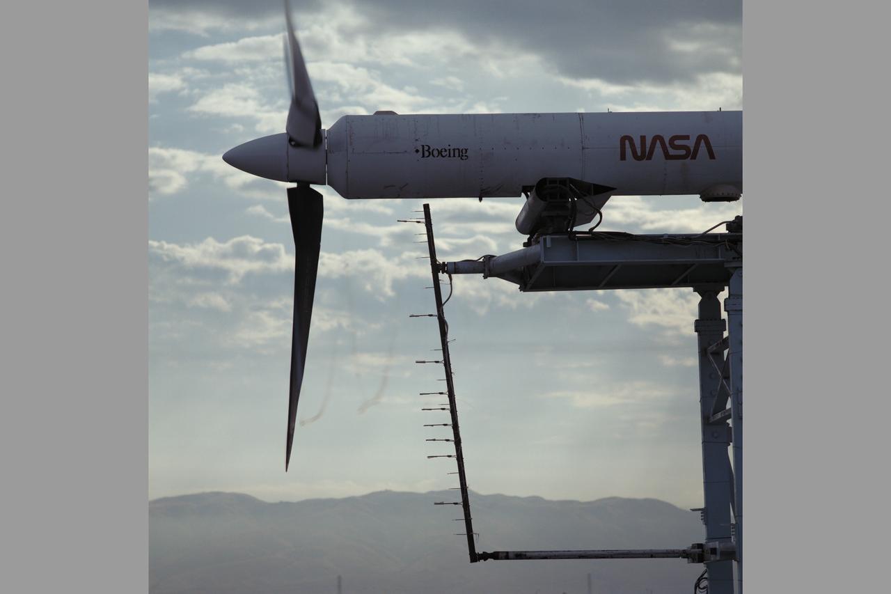 JVX/ATB Rotor Blades Test; OARF Static Test Stand N-249.