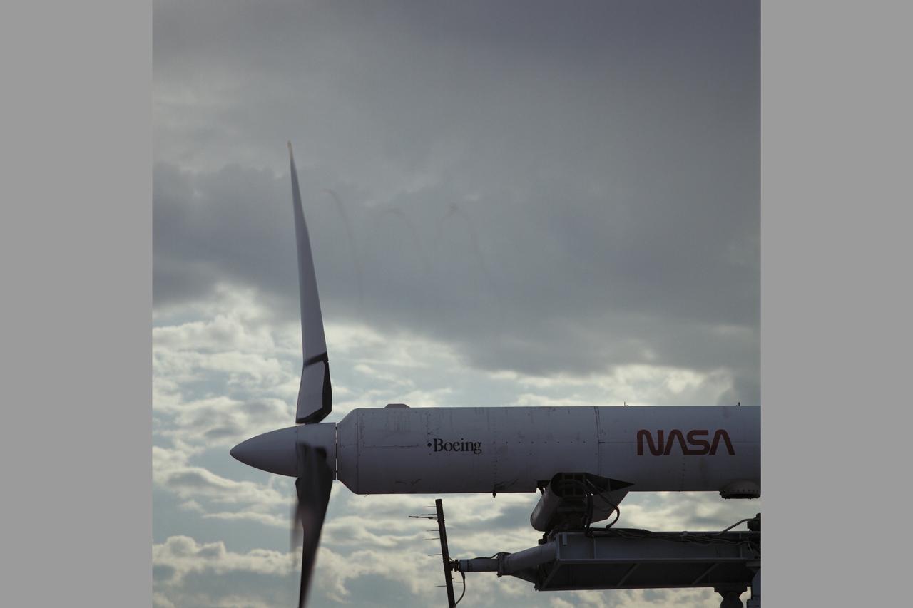JVX/ATB Rotor Blades Test; OARF Static Test Stand N-249.