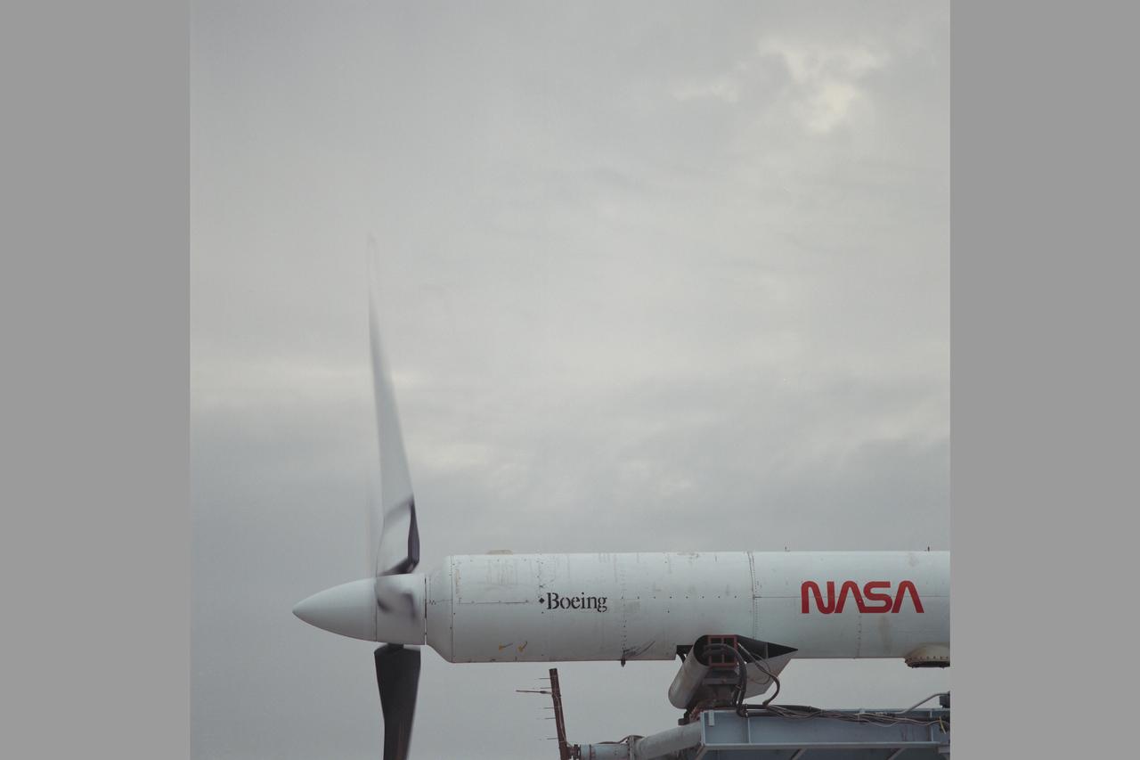 JVX/ATB Rotor Blades Test; OARF Static Test Stand N-249.