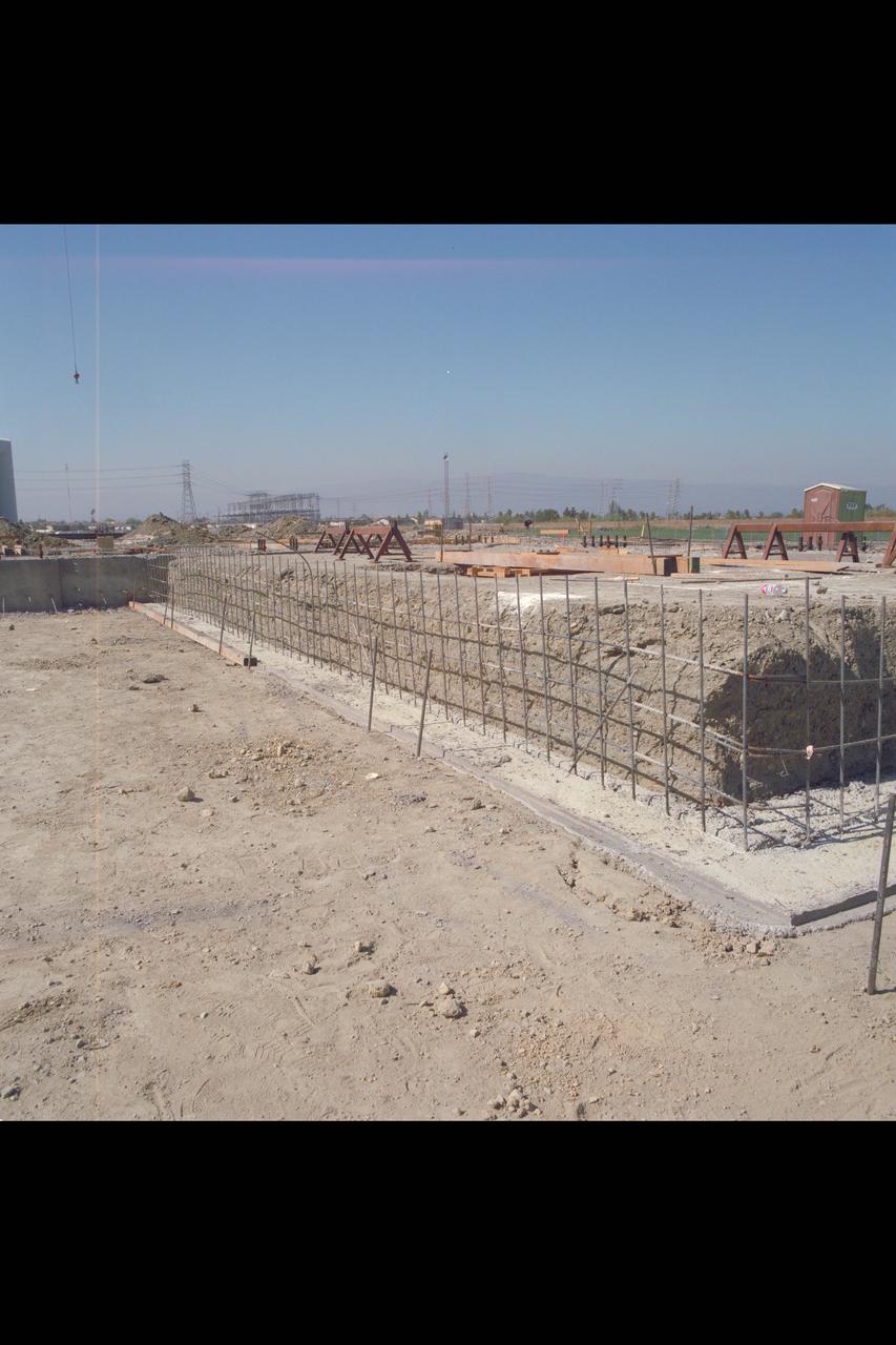 N-258 NAS (Numerical Aerodynamic Simualtion) Facility, aerials of (pre) construction site, Foundation