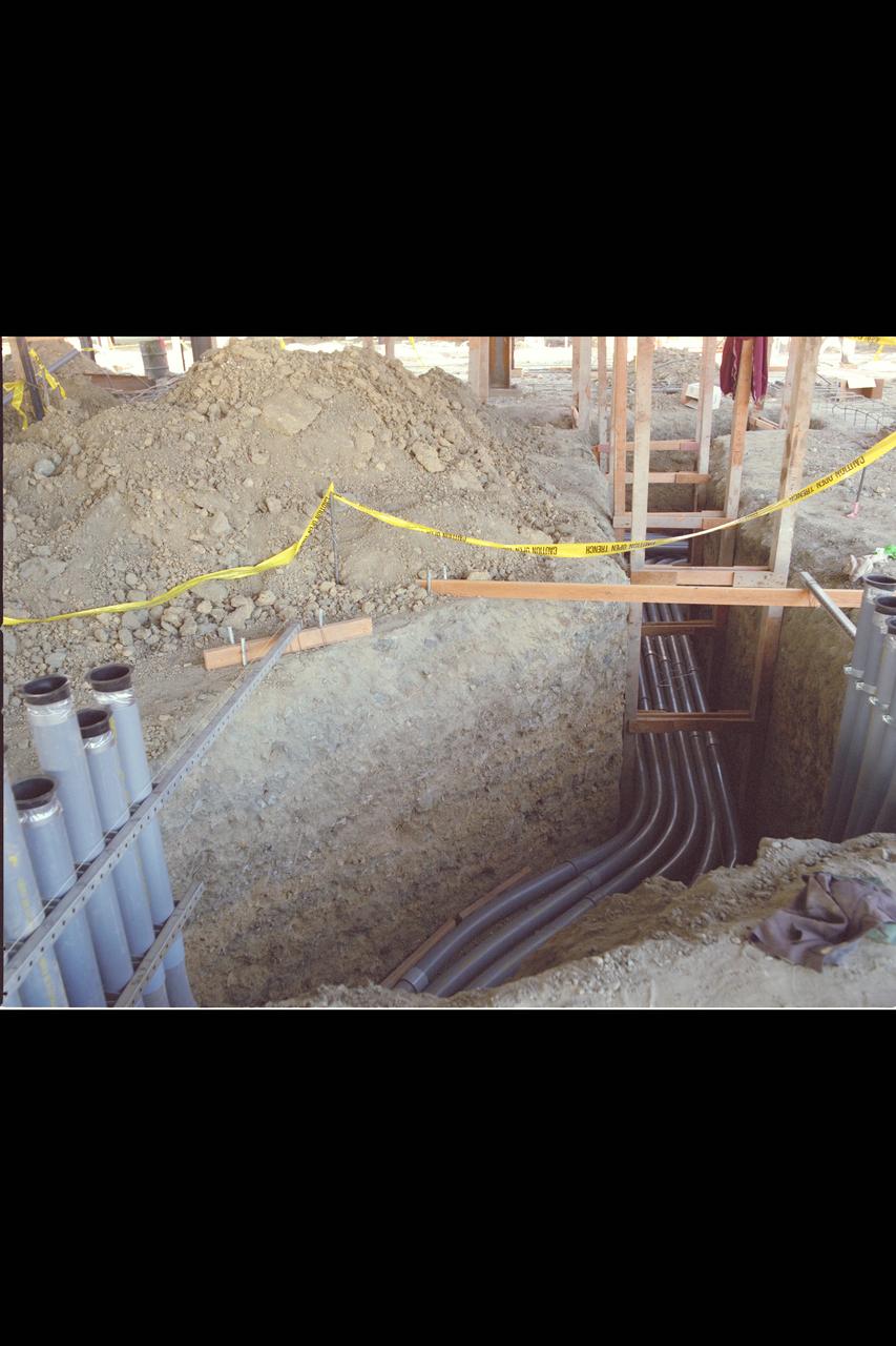 N-258 NAS (Numerical Aerodynamic Simulation) Facility, Roof Top Aerials of construction site, framing