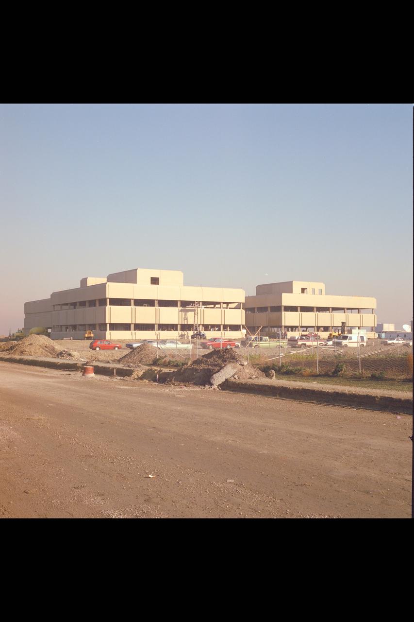 N-258 NAS (Numerical Aerodynamic Simulation) Facility, Construction Site, Framing