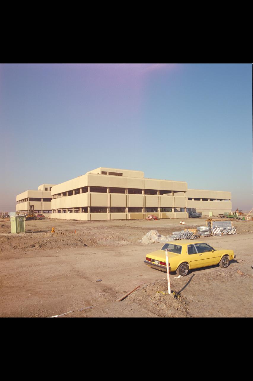 N-258 NAS (Numerical Aerodynamic Simulation) Facility, Construction Site, Framing