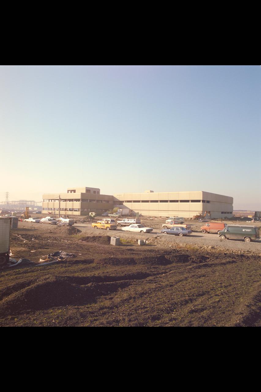 N-258 NAS (Numerical Aerodynamic Simulation) Facility, Construction Site, Framing