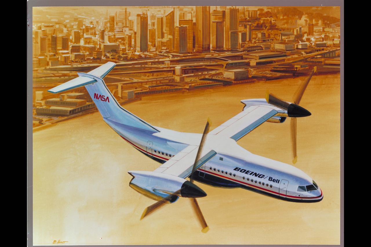Civil Tilt Rotor Commuter Aircraft concepts by Boeing/Bell