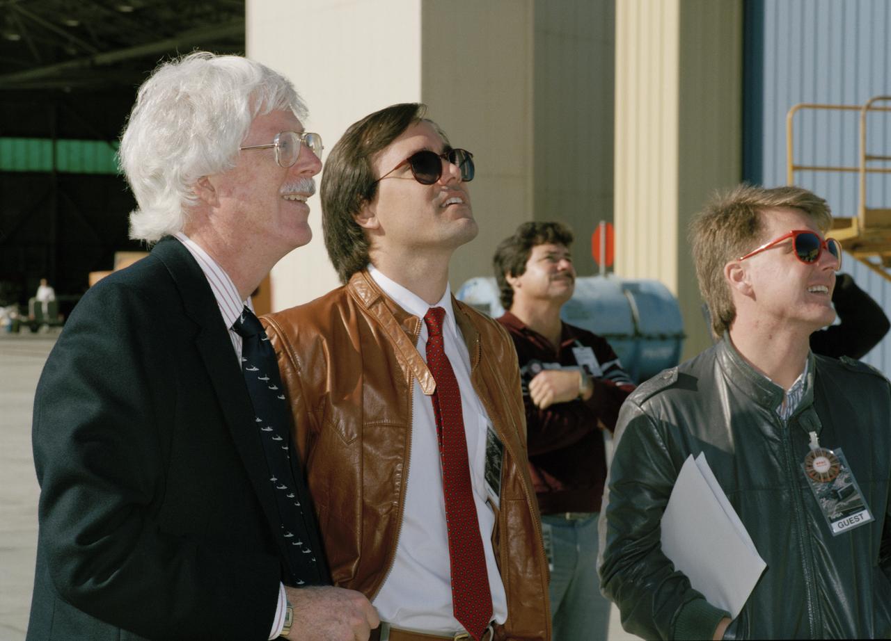 NASA Ames National Full-Scale Aerodynamic Facility (40x80x120ft Wind Tunnels & Outdoor Aerodynamic Research Facility - OARF) 1987 NFAC dedication - Kip Edenborough at airshow