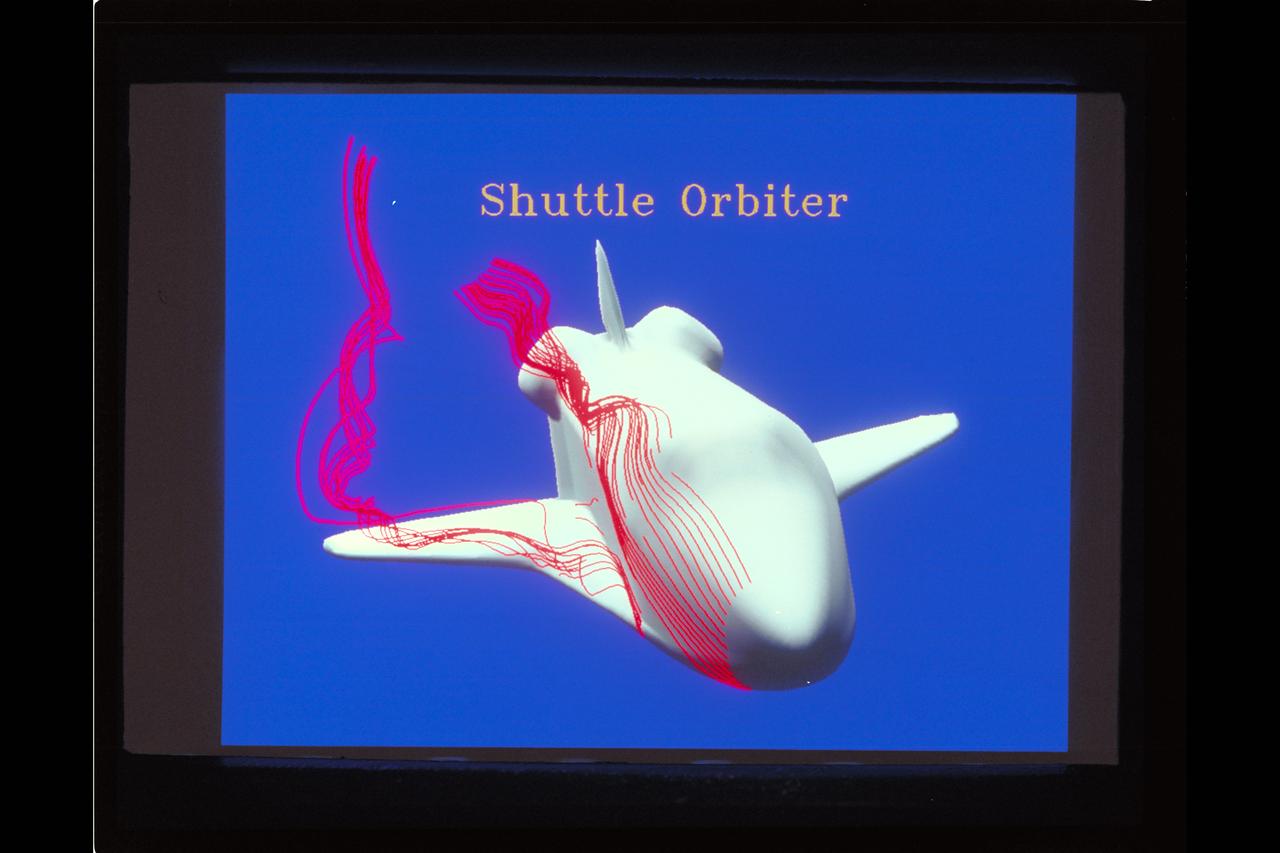 Computational Fluid Dynamics (CFD) Space Shuttle flow field