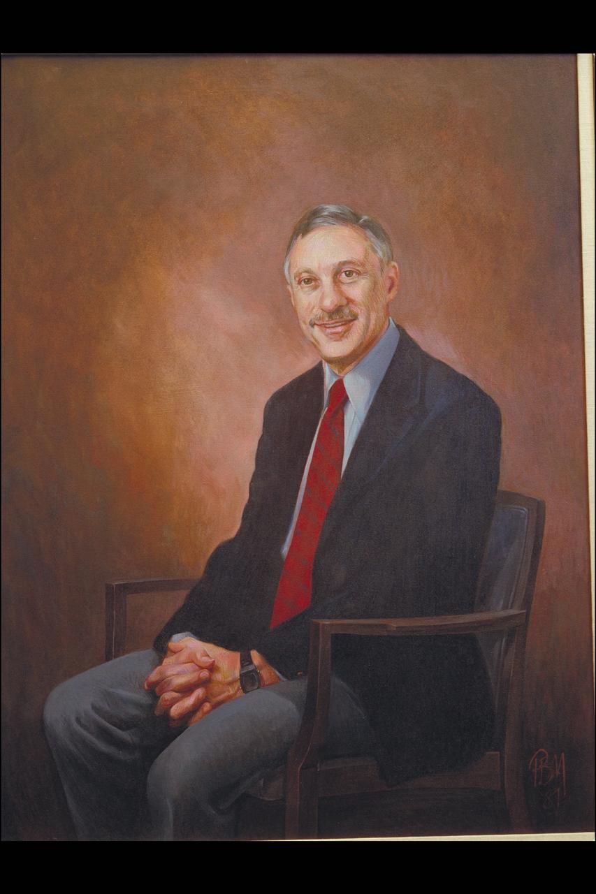 Oil Portrait of Ames Fellow James Pollack