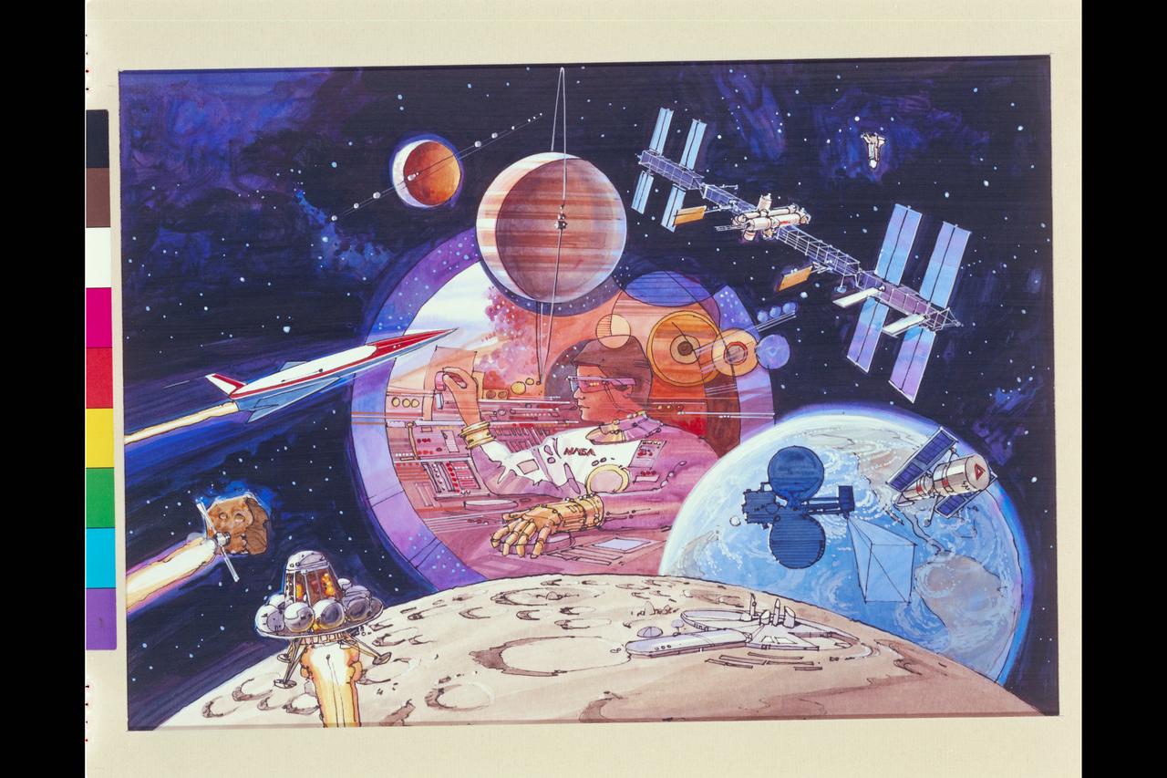 ASRF -  Automated Sciences into the future  of spaceflight and planetary research. Artwork