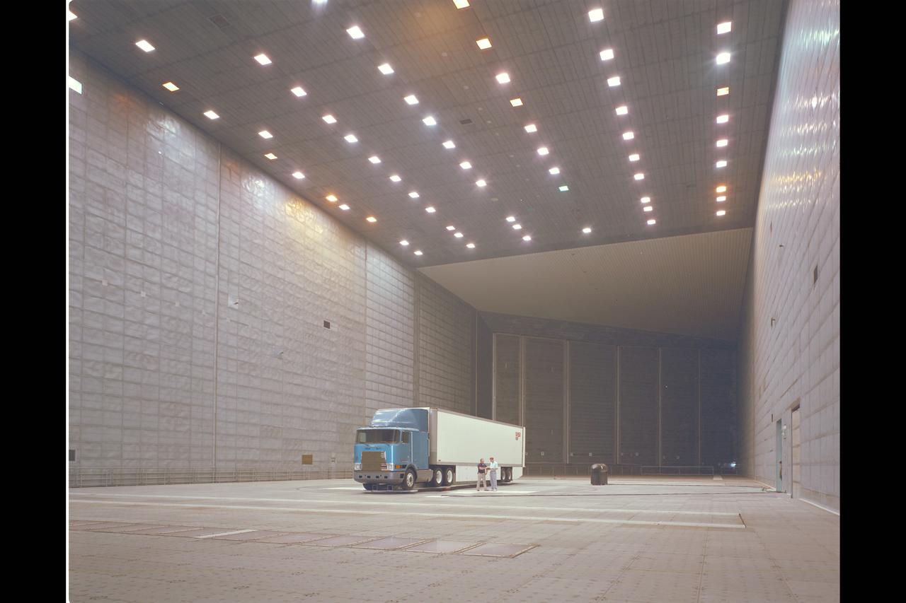 Fruehauf Truck and Trailer Test in 80x120ft W.T. (looking at drag and fuel efficiency)