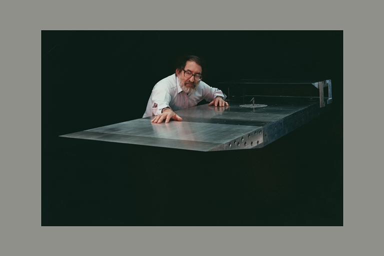 Hypersonic test bed model with shock generator and M. Kussoy