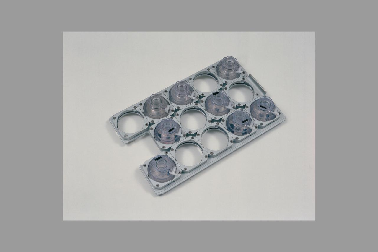 SL-J Space Shuttle Frog Embryology Experiment (FEU) flight hardware