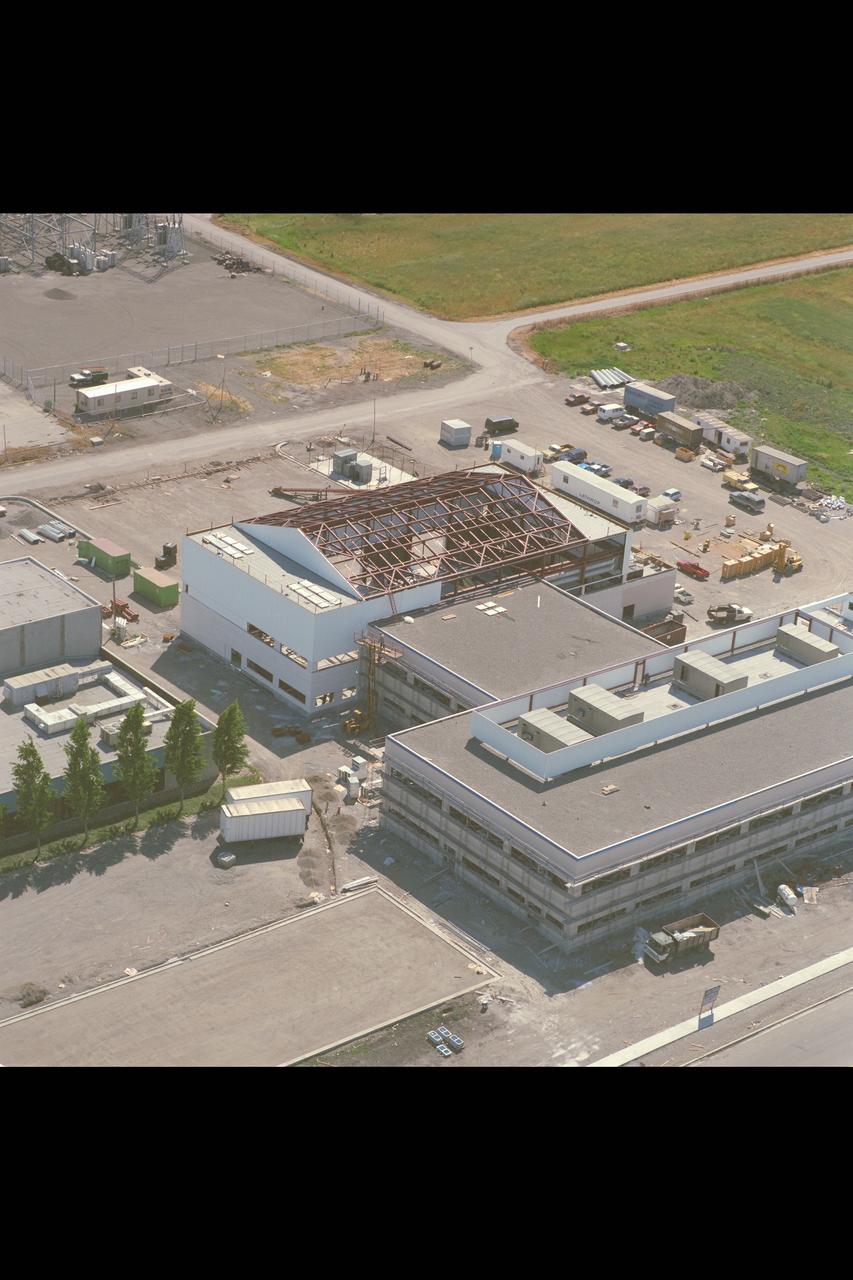 Ames Aerial: N-262 during construction (without roof)
