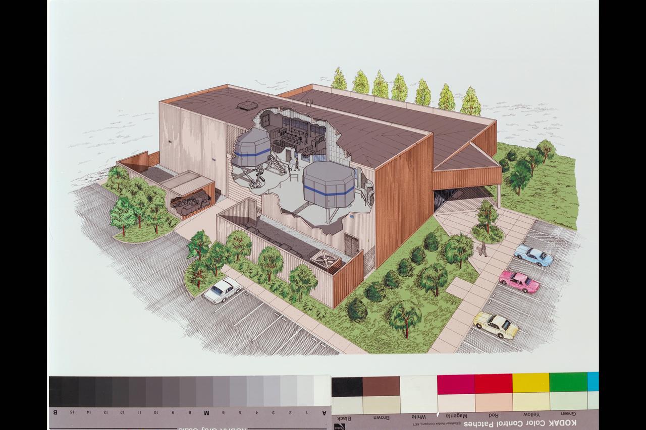 Cutaway Artwork MVSRF - Man Vehicle Systems Research facility N-257 (named changed to CVSRF)