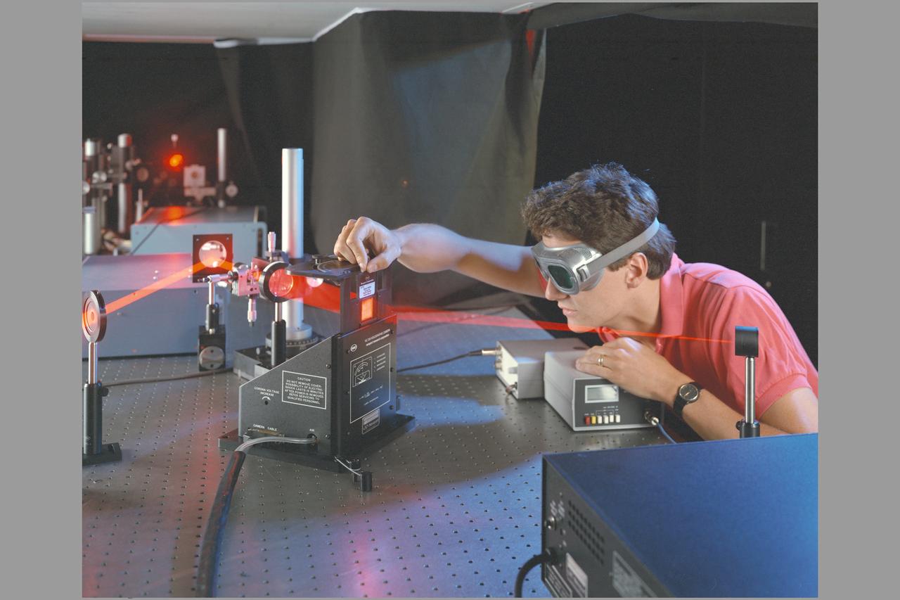 Thermoplastic hologram (laser) N-220 with John Downing
