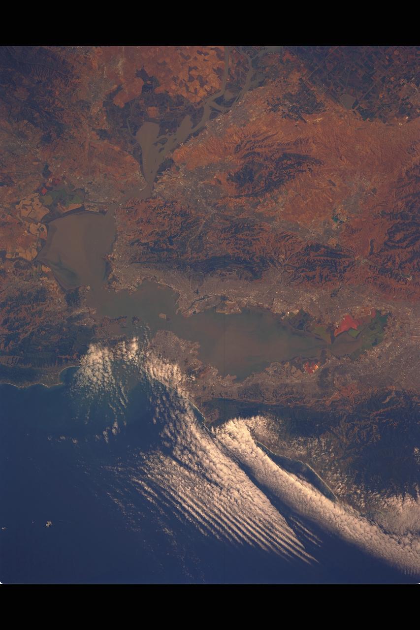 San Francisco Bay Area as seen from the Space Shuttle STS-40, SL-1 mission