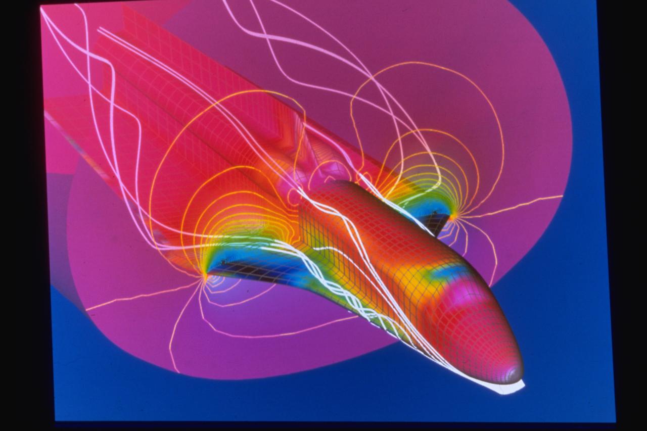 Computational Fluid Dynamics look at Space Shuttle flow