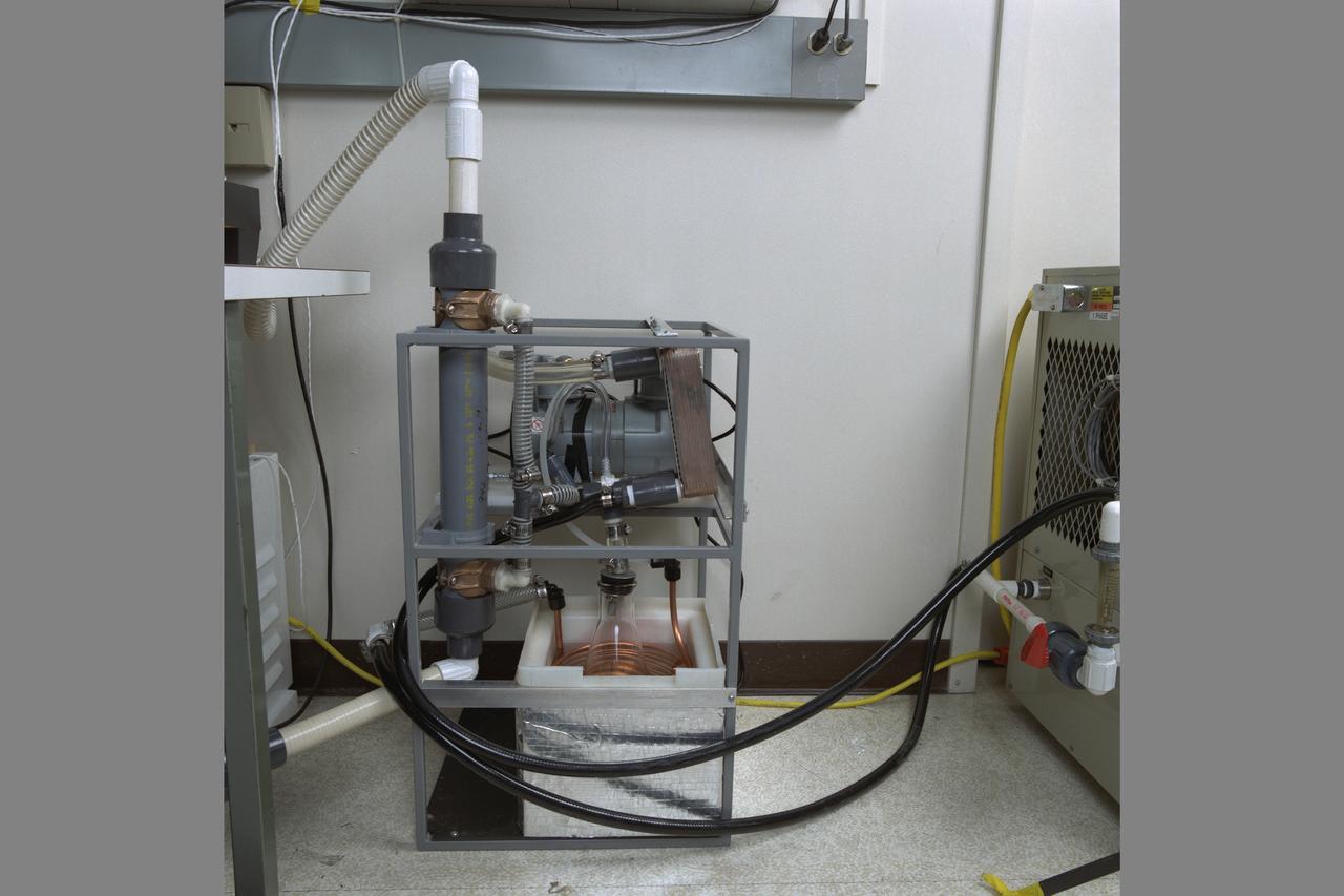 Life Sciences documentation of Salad Machine being developed at NASA Ames Research Center, Moffett Field, Calif. for use in long duration space flight or on distant outposts.