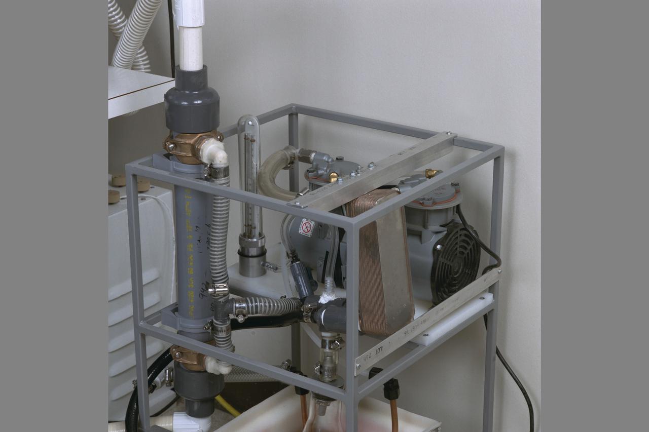 Life Sciences documentation of Salad Machine being developed at NASA Ames Research Center, Moffett Field, Calif. for use in long duration space flight or on distant outposts.