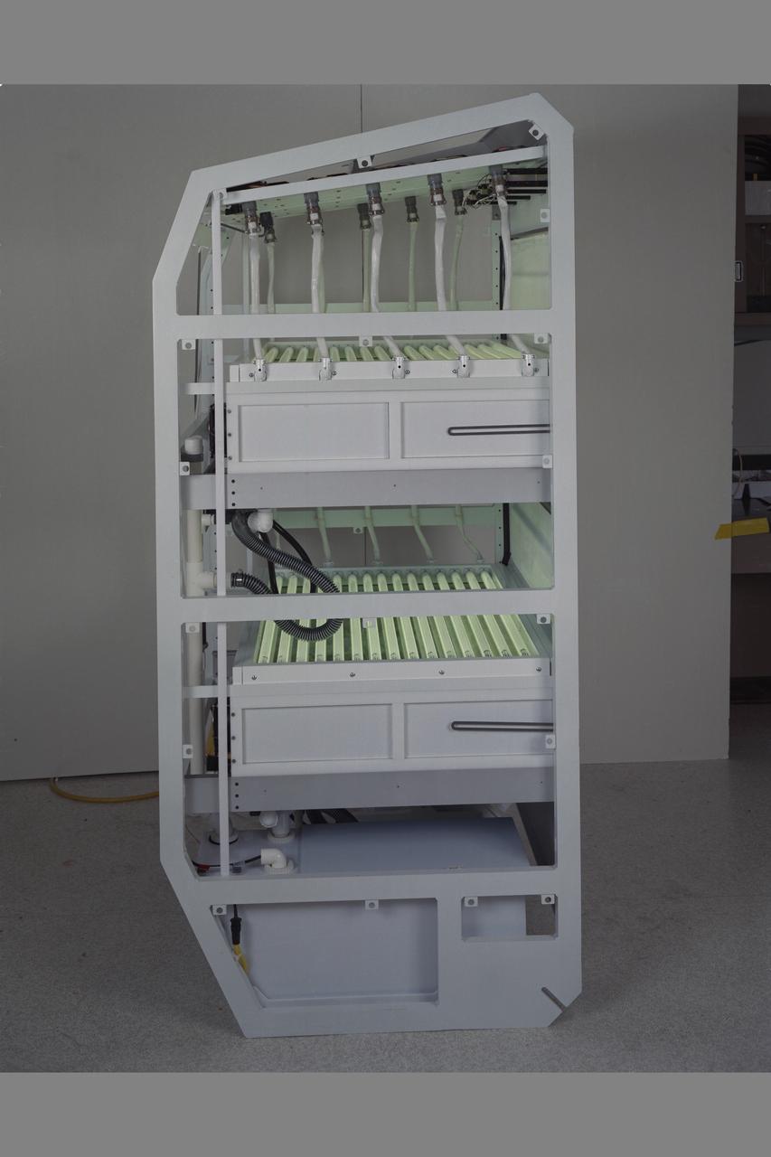 Life Sciences documentation of Salad Machine being developed at NASA Ames Research Center, Moffett Field, Calif. for use in long duration space flight or on distant outposts.