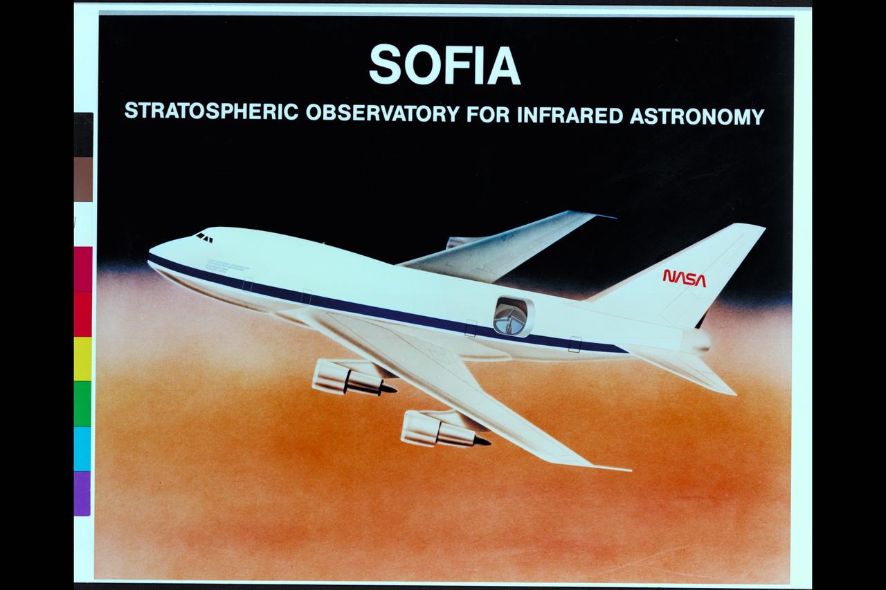 SOFIA (Stratospheric Observatory For Infrared Astronomy) with Telescope Configuration Changes Artwork