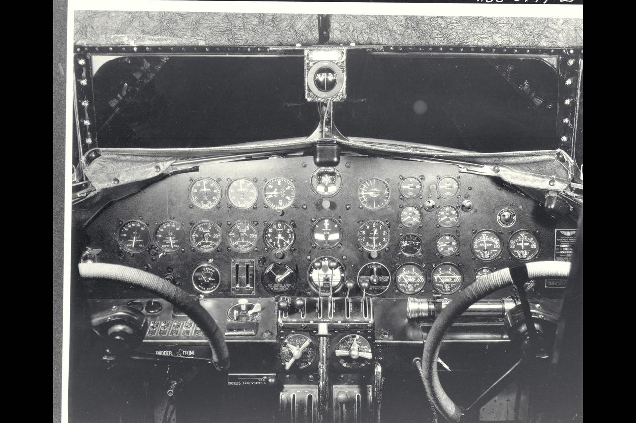 Lockheed Model 12 Cockpit