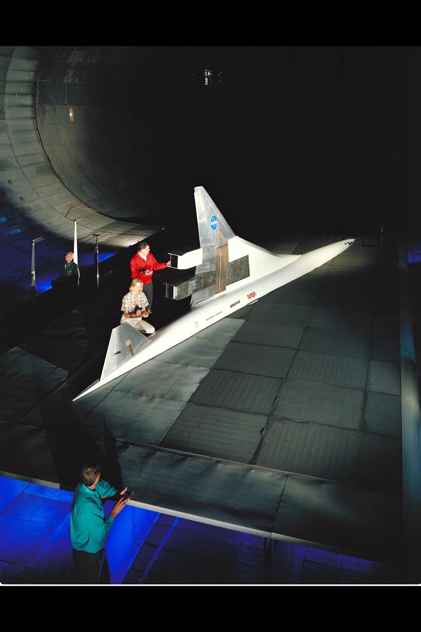 HEAT (High-Lift Engine Aeroacoustics Technology) Model test-596 in 40x80ft w.t. with Brian Smith, Janet Beegle, Chris Allen & Jim McKenna