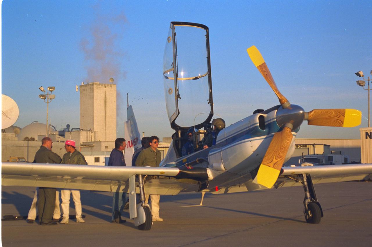 YO-3A (NASA-718) Flying Acoustic Platform: The Quiet Plane is used as a flying microphone platform to study aircraft noise, especially helicopter noise.